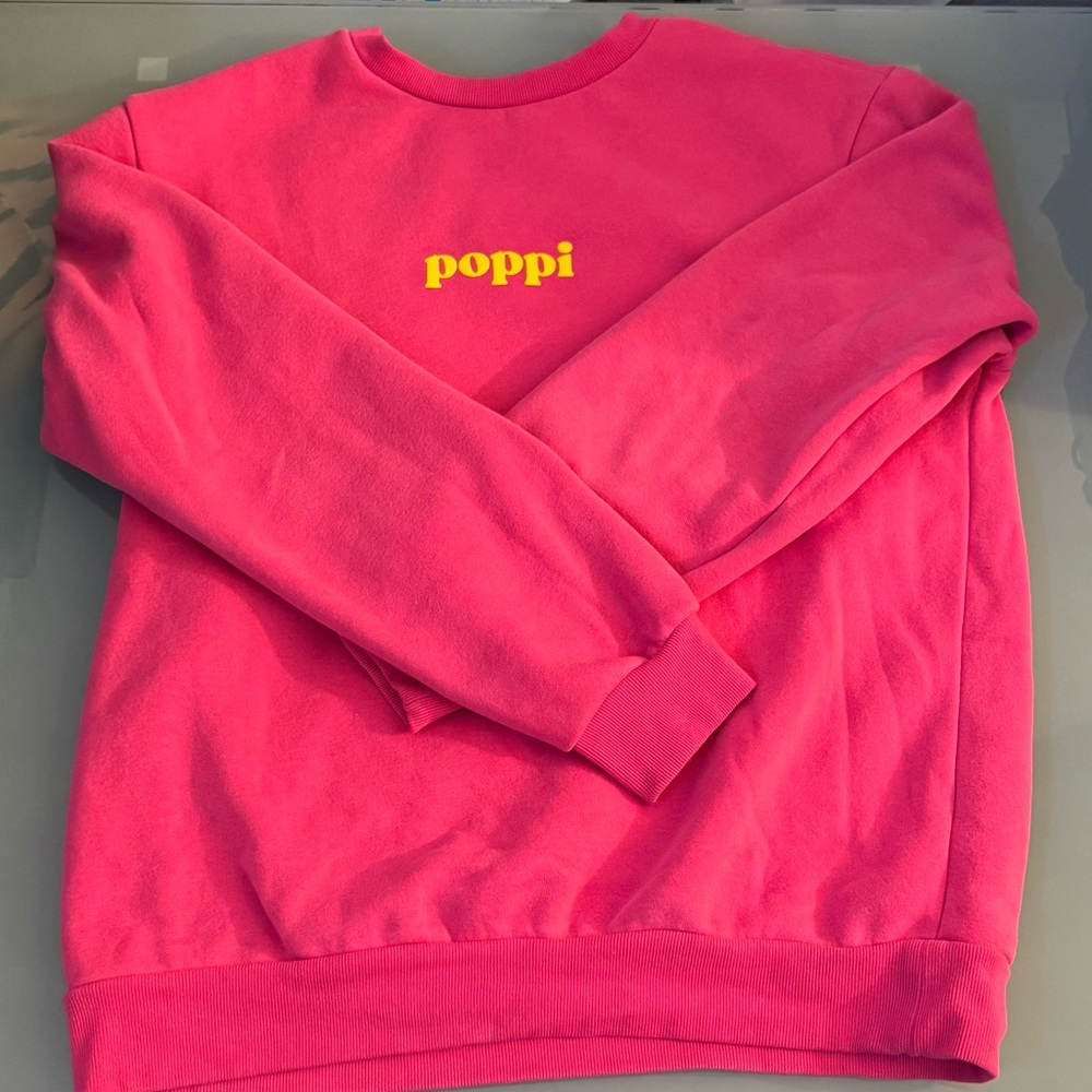 Target Pink Sweatshirt with Yellow Logo